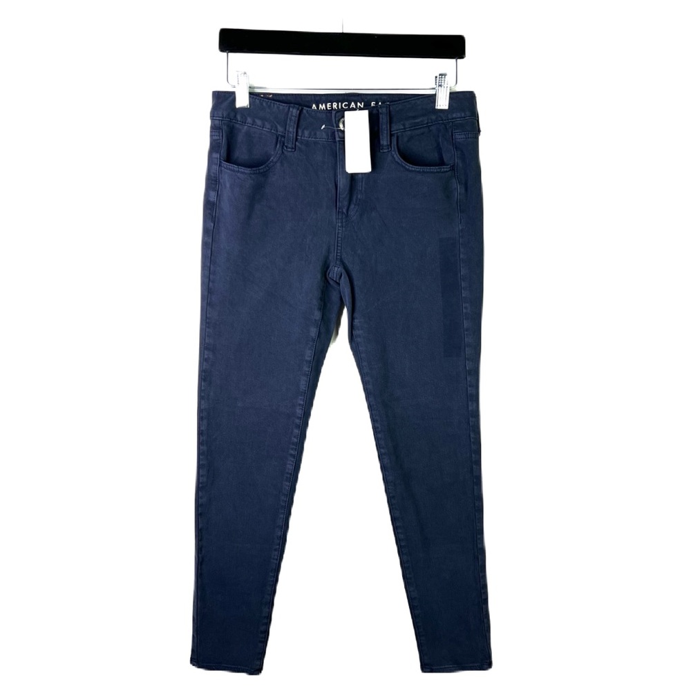 American Eagle 360 Next Level Stretch High Waisted Jeggings Blue Size 4 Short